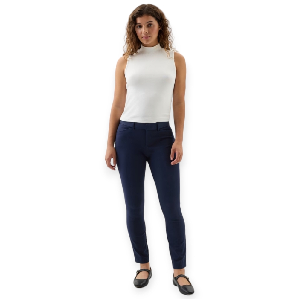 GAP Navy Skinny Ankle Pants